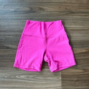 Lululemon Sonic Pink Biker Shorts 6. Inseam 6.